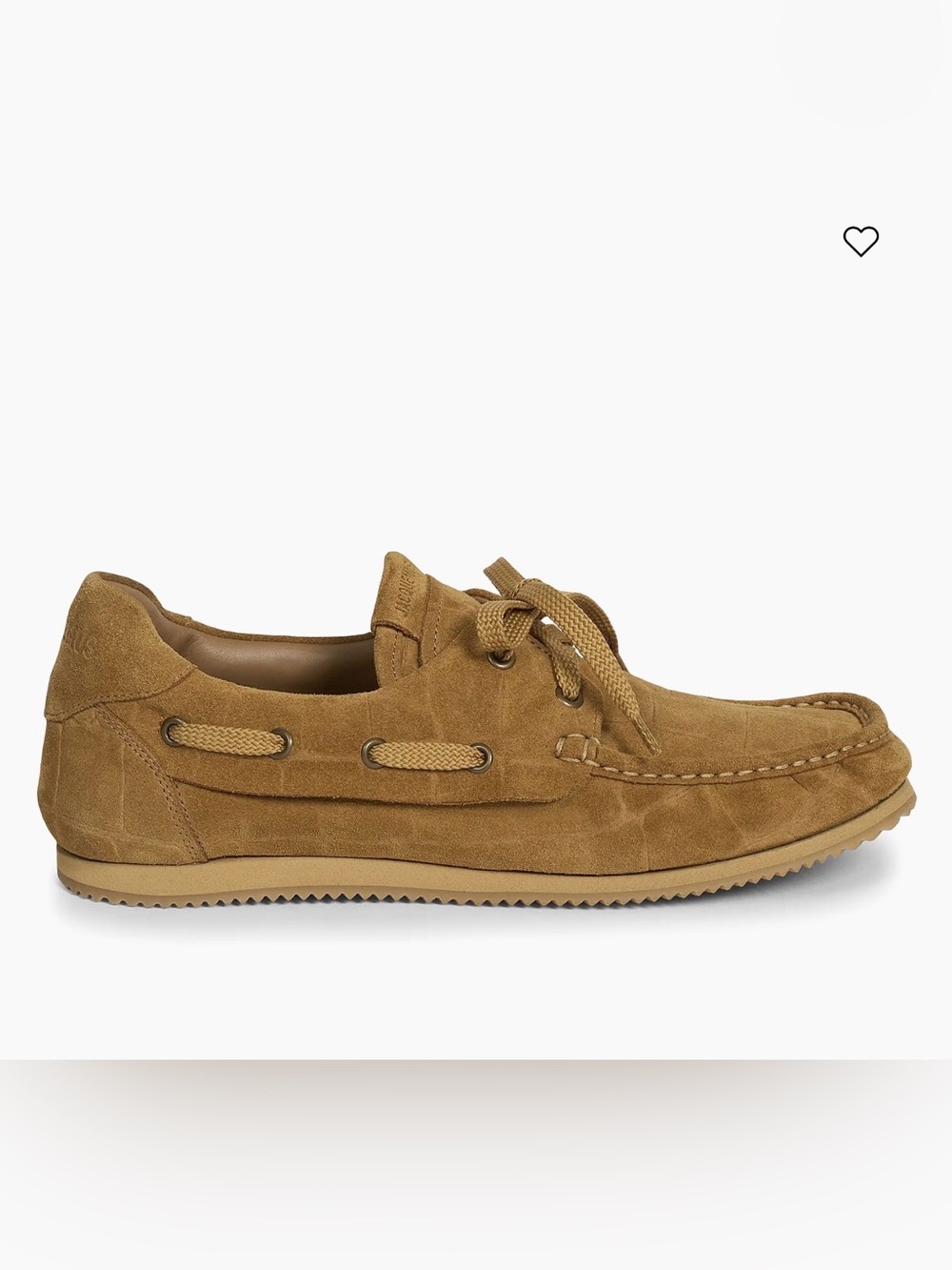 Jacquemus

Les Batto Suede Boat Shoes